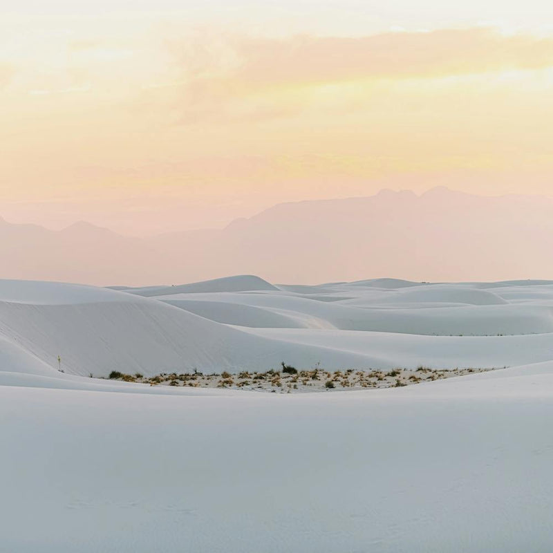 White Sand Dune Sunset