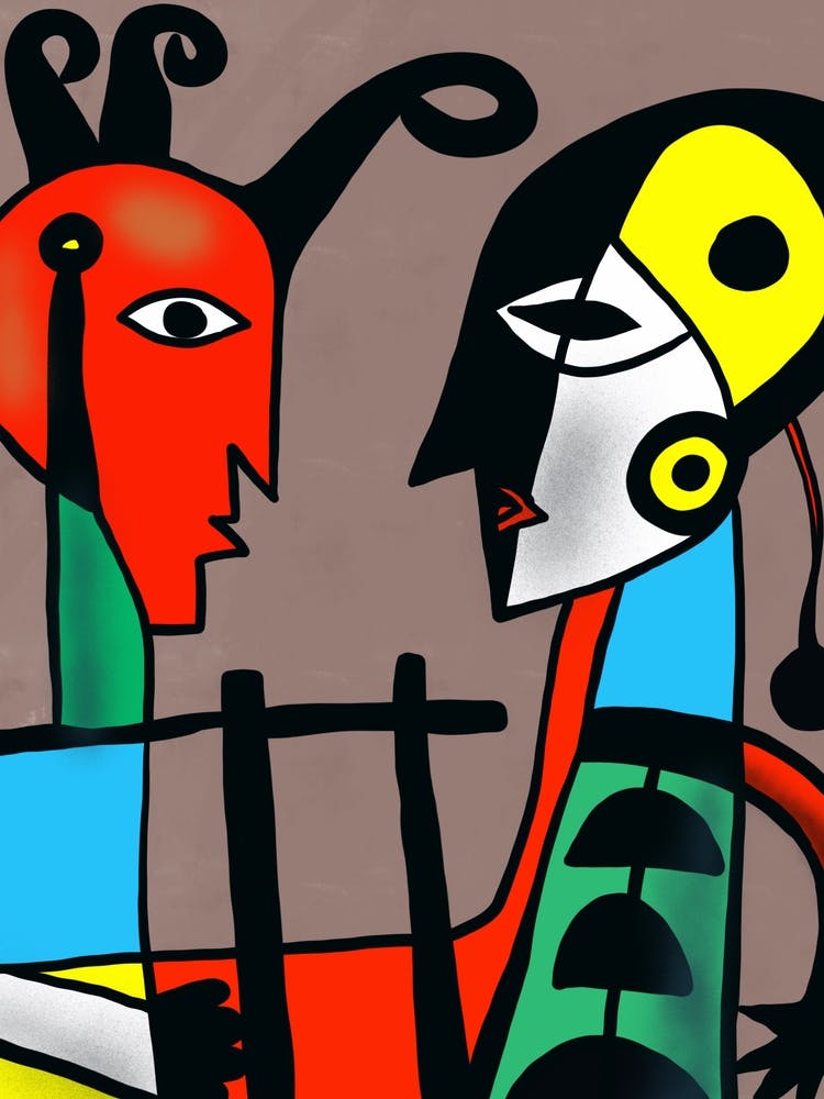 Two People Playing A Musical Instrument