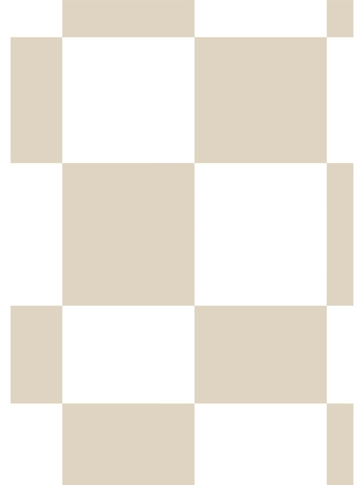 Beige Checkerboard