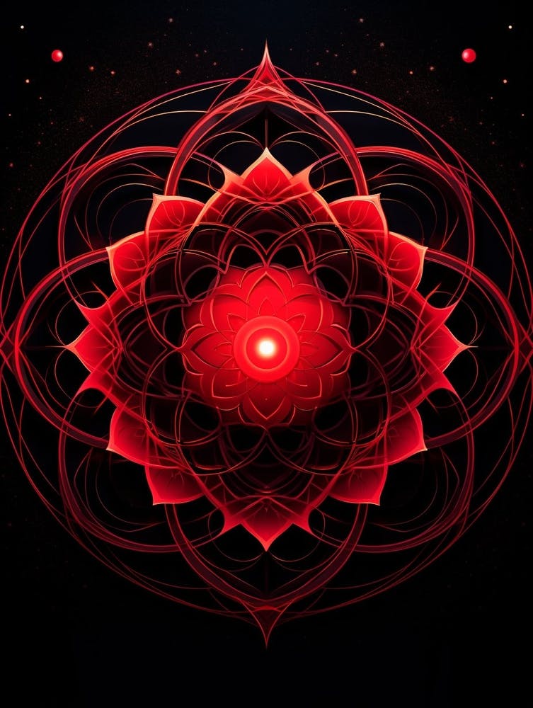 Celestial Abstract Geometric Illustration 9