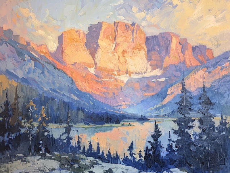 Western Sunset Landscapes Rocky Mountains 6
