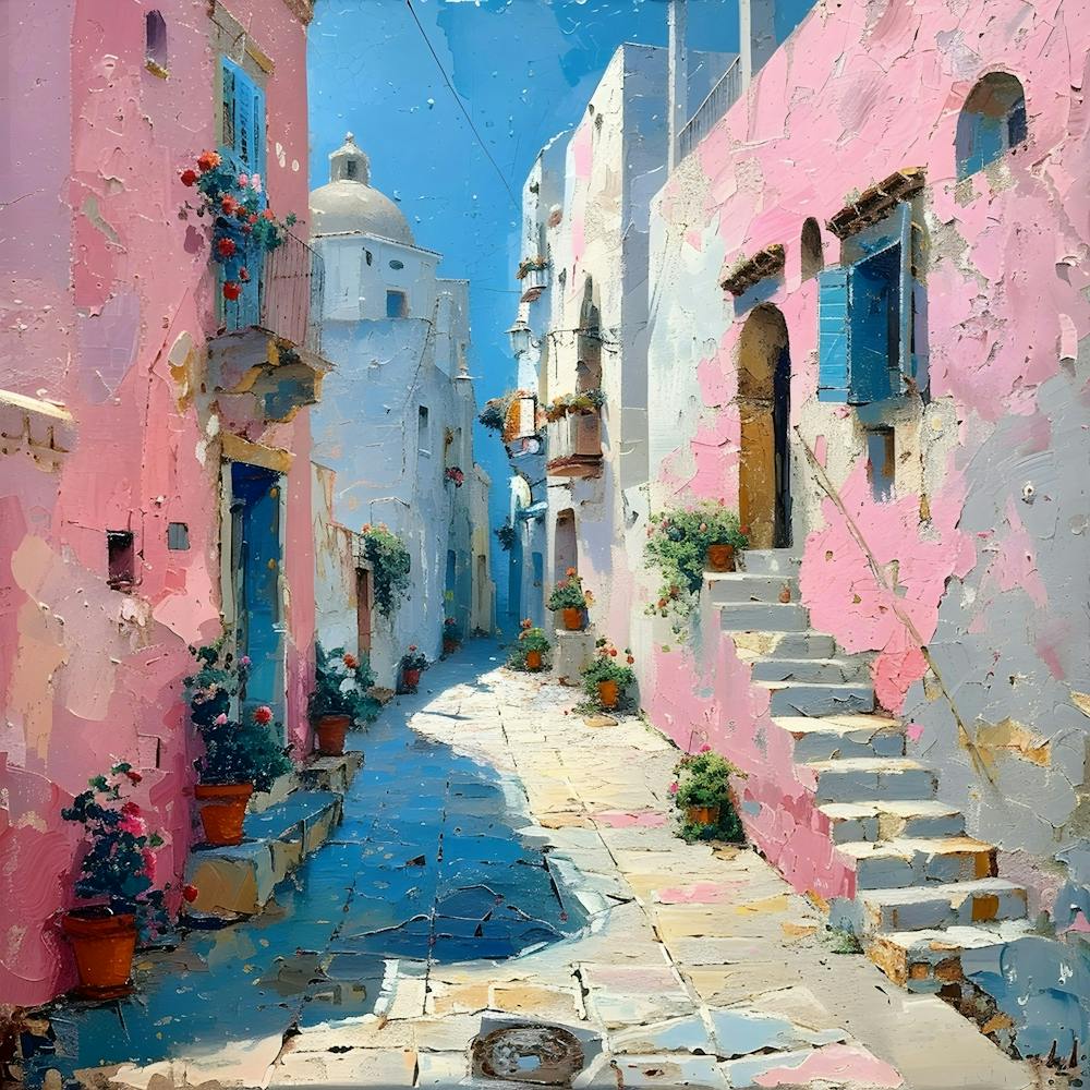 Pink Alley, Abstract Expressionism, Minimalism, and Neo-Dada