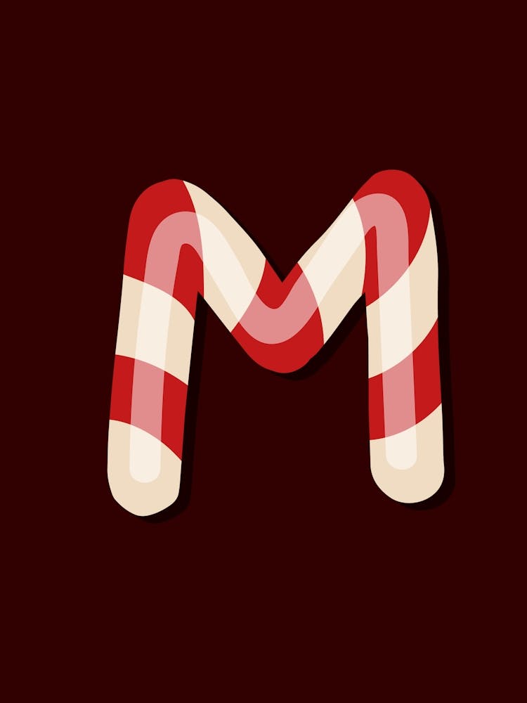 Candy Cane Christmas Letters Living Room Holiday Display 13