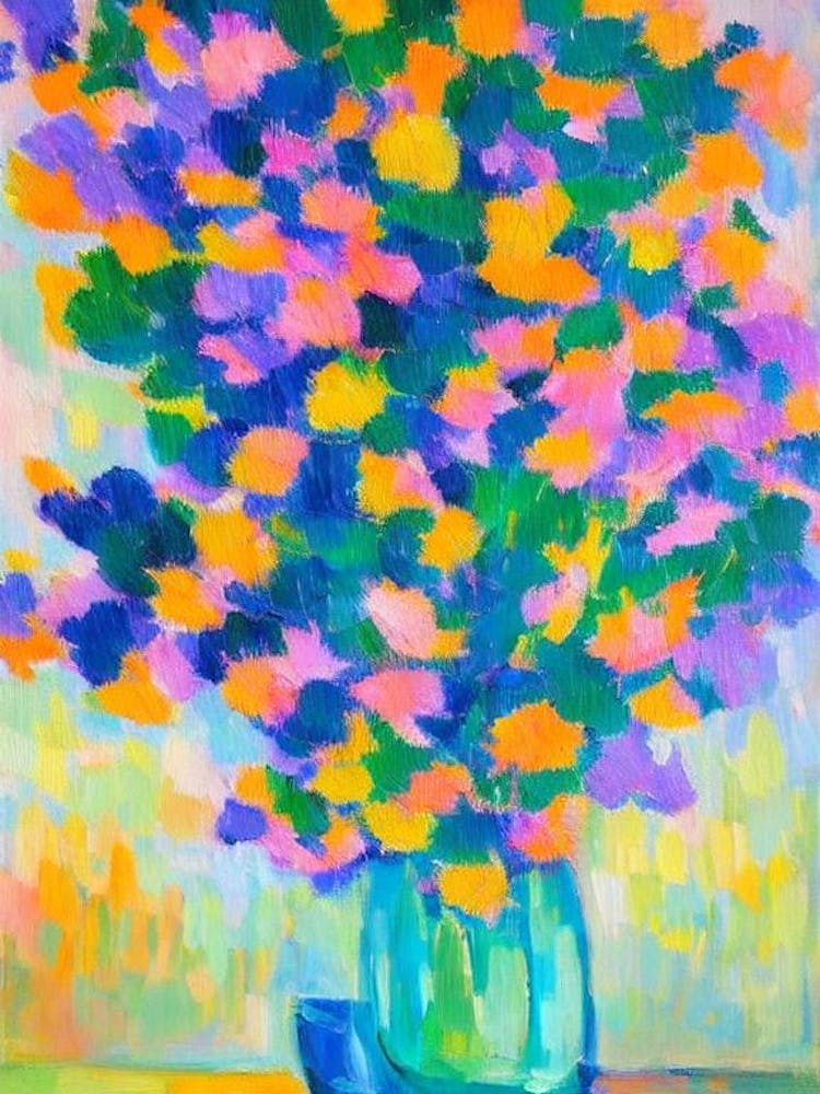 Simple Still Life Matisse Inspired Flower