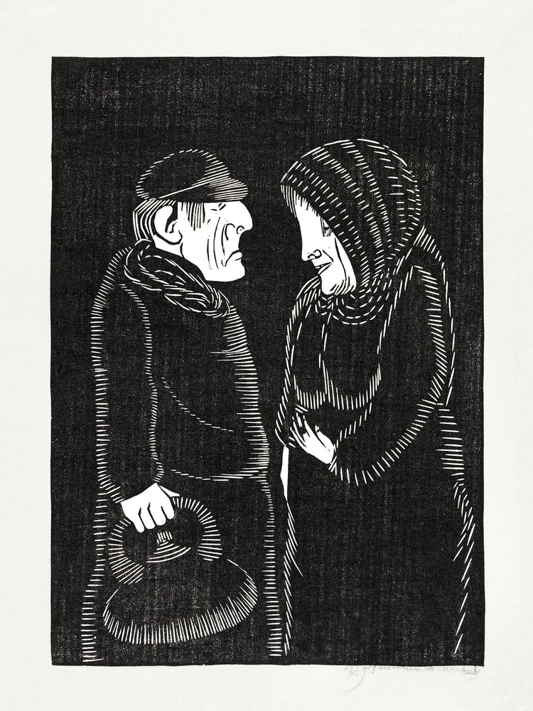 Fantastical Man And Woman (1929), Samuel Jessurun