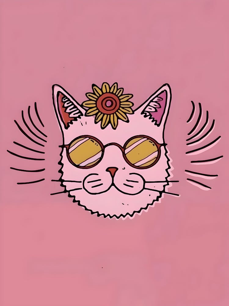 Cat With Sunglasses