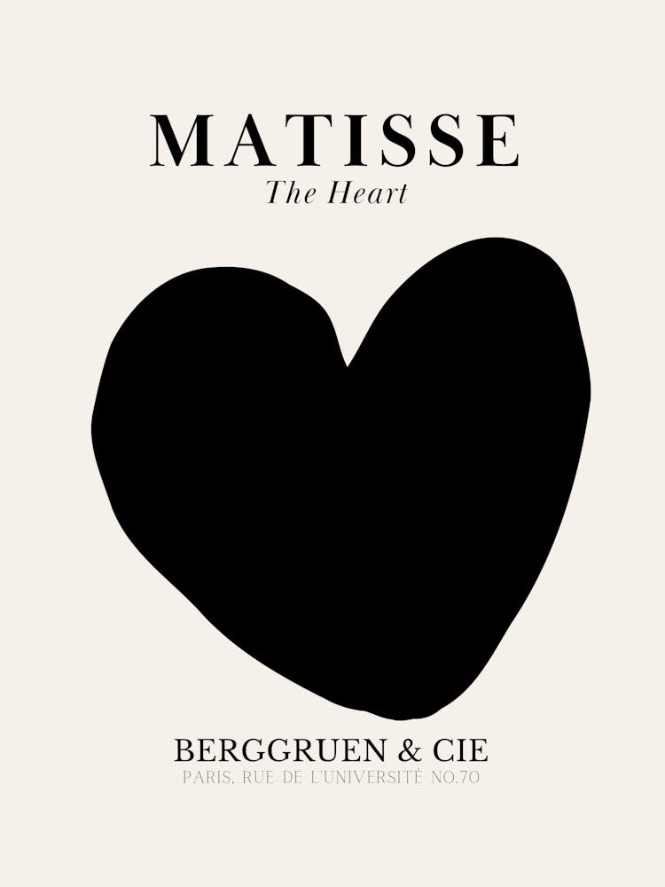Matisse The Heart - Black