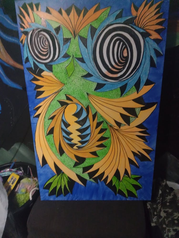 Psychedelic Owl