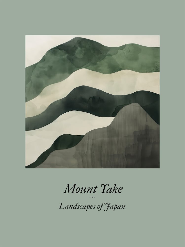 Landscapes Of Japan Mount Yake 35