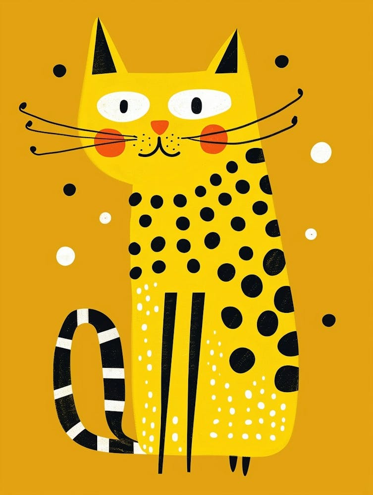 Gelbe Katze 5