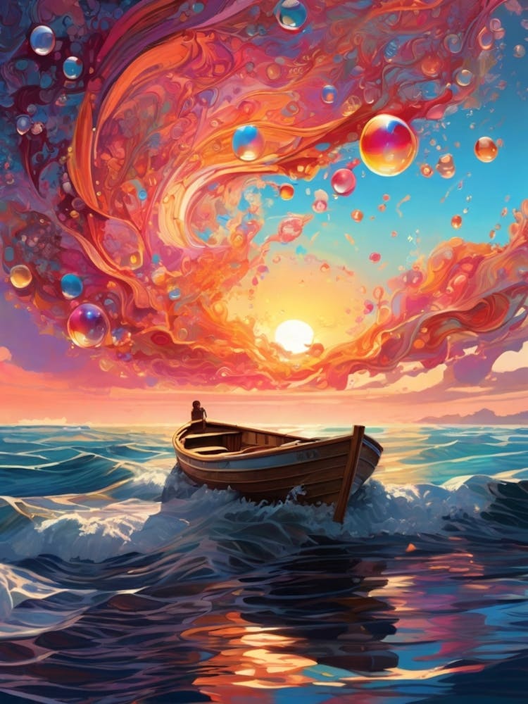 Boat In The Ocean 1