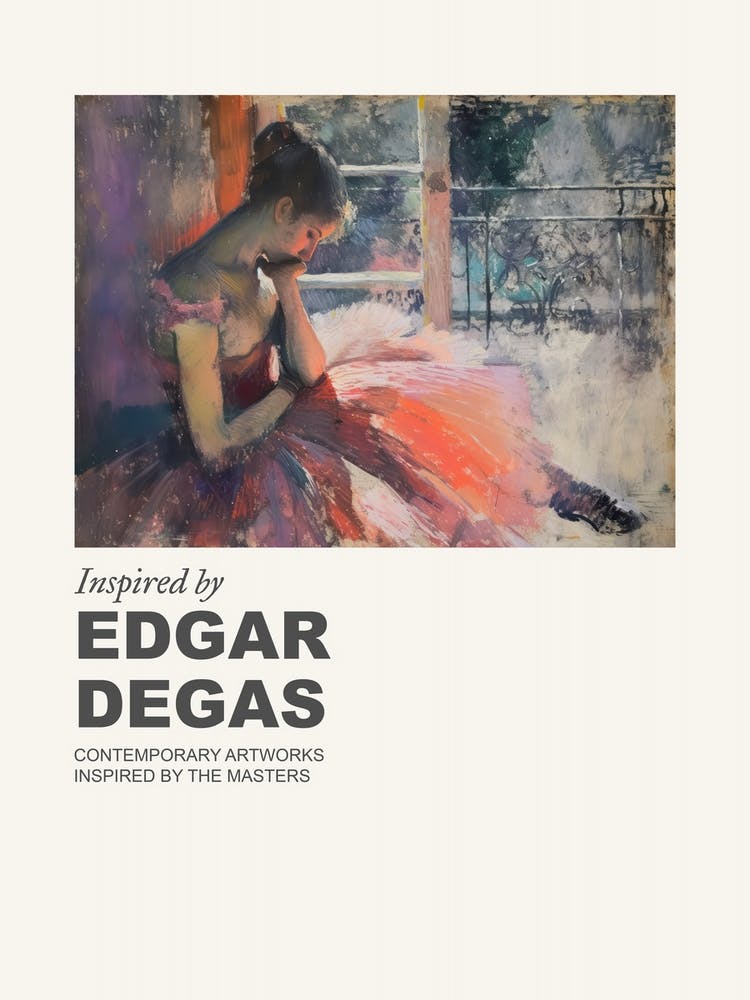 Museum Poster Inspired By Edgar Degas 1