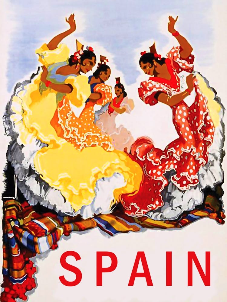 Spain, Traditional Female Dancers