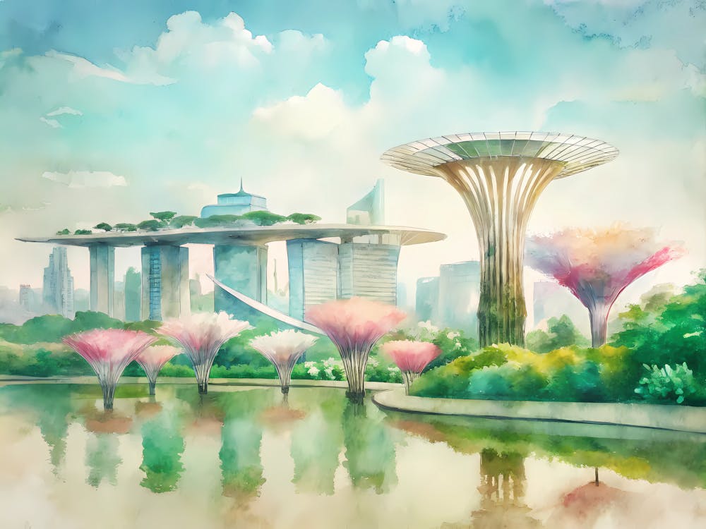 Singapore A Vintage Style 1