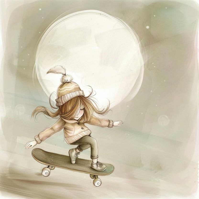 Skateboard Girl