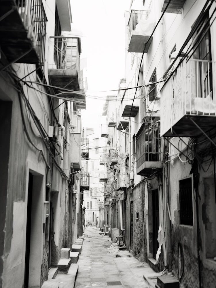 Cinque Terre, Italy, Black And White Photography 1