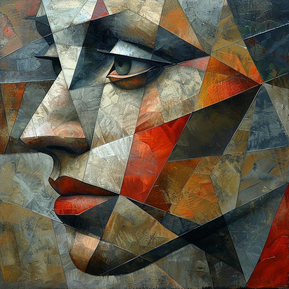 Abstract Portrait Of A Woman 13