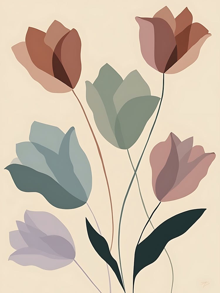 Boho Pastel Floral Wall Decor