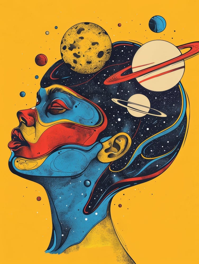 Cosmonaut Canvas Print