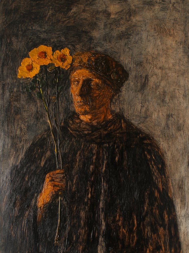 Man With Flowers