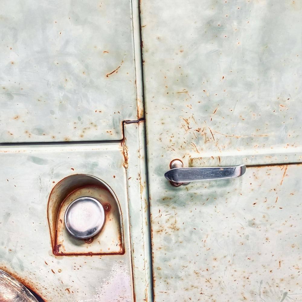 Rusting Vintage Van Details