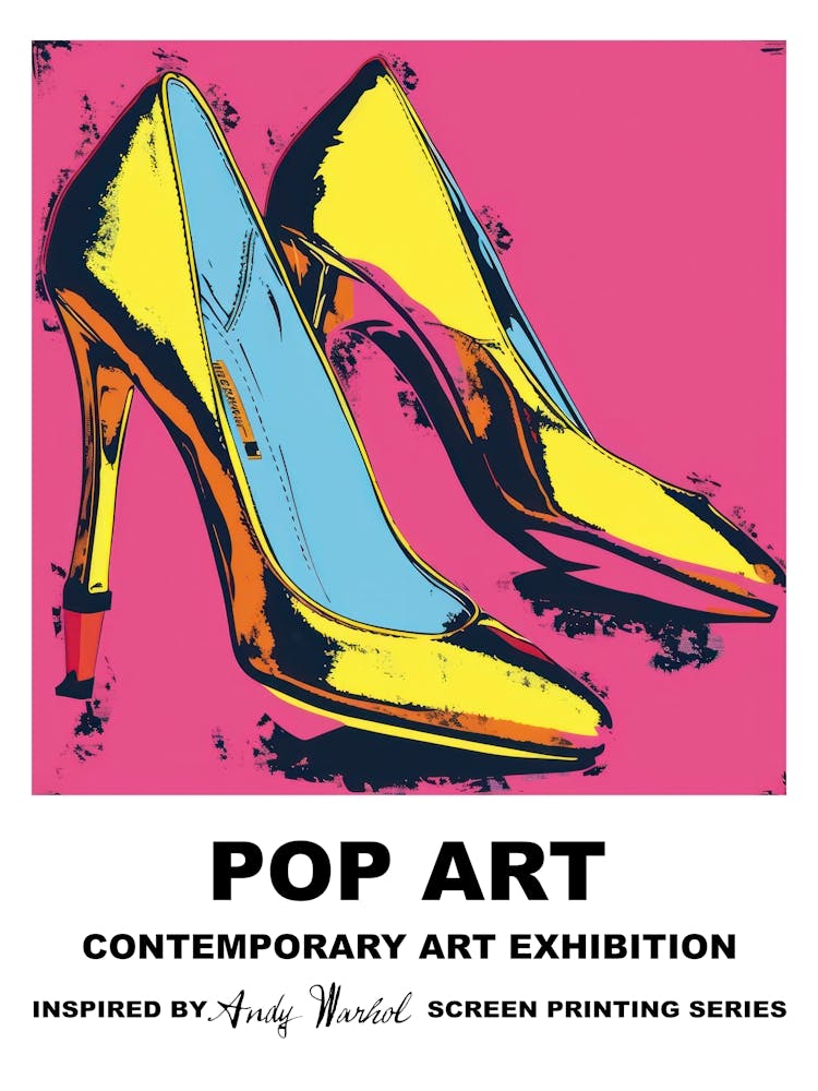 Poster High Heels Pop Art 3