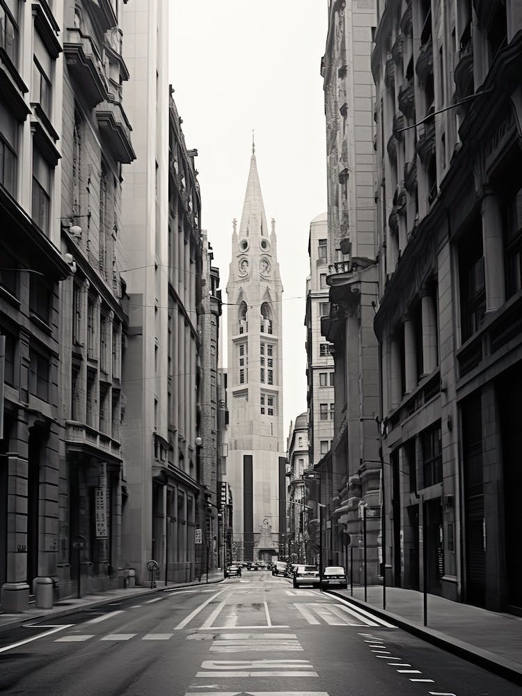 Bilbao, Spain, Black And White Photography 1