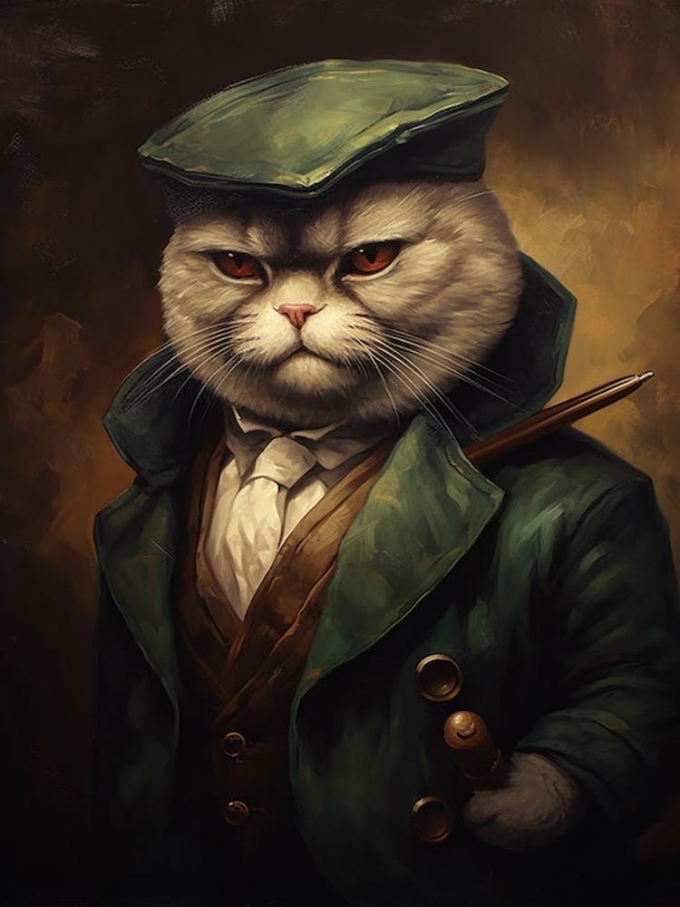 Gangster Cat Scottish Fold 2