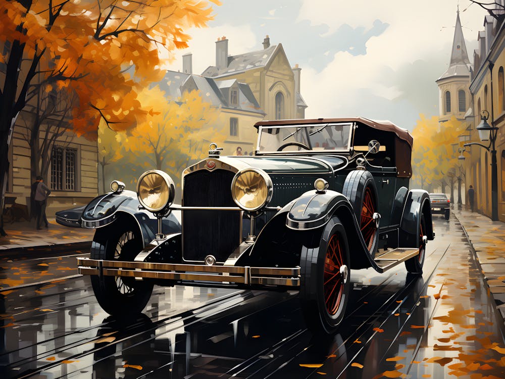 Timeless Drive Through A Picturesque Village