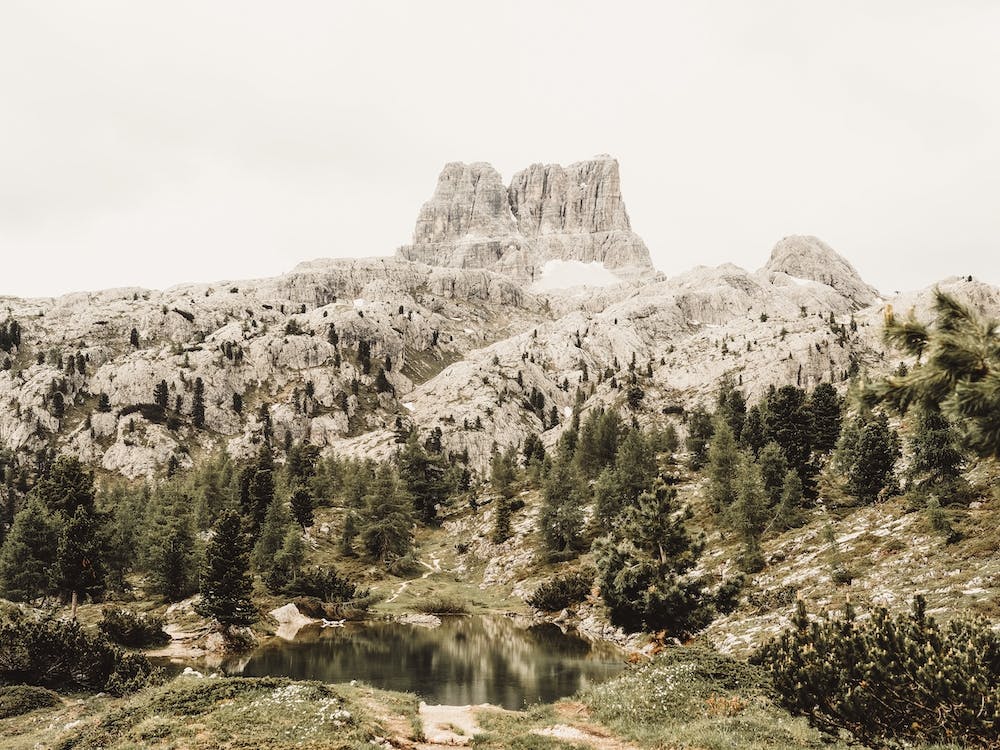 Jagged Mountain Peak