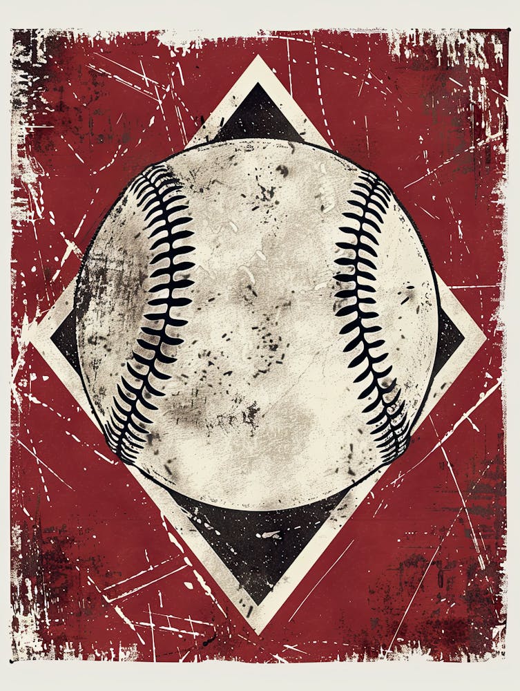 Vintage Baseball Canvas Print