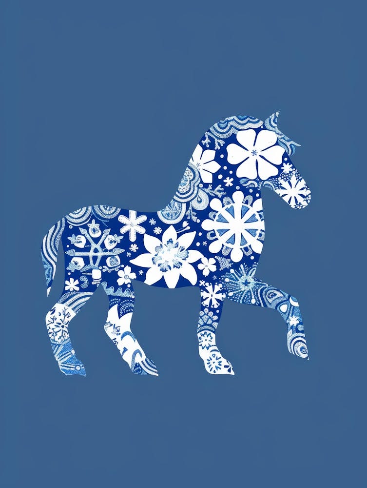 Snowflake Horse