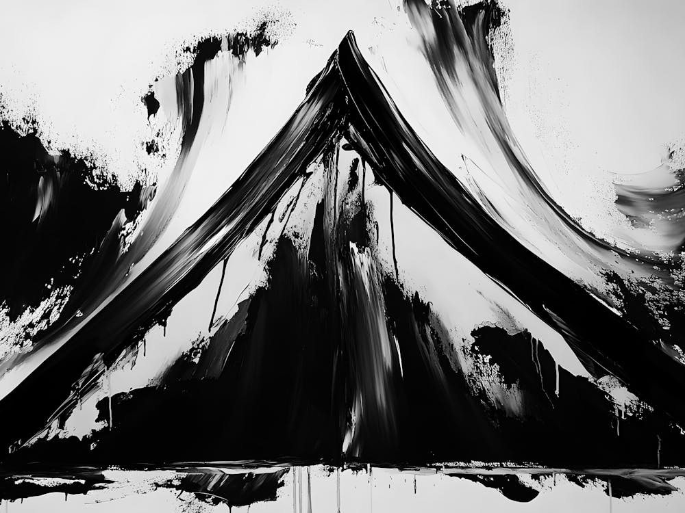 Black And White Painting 51