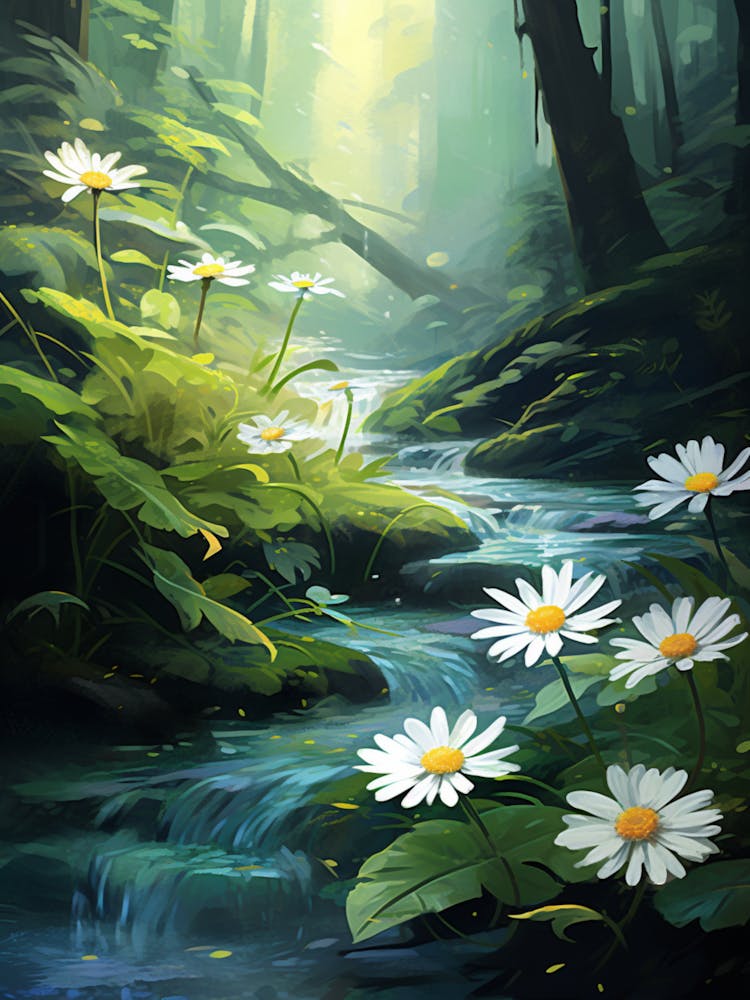 Daisy Wildflower In Rainforest, South Western Style (3)