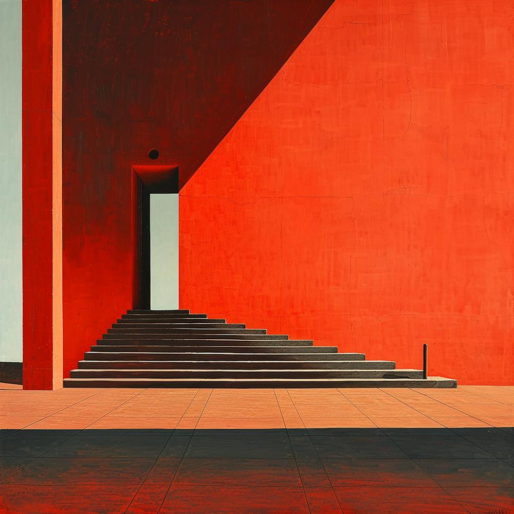 'Stairway To Contemporary building' - city wall art, colorful wall art, home decor, minimal art, modern wall art, wall art, wall decoration, wall print colourful wall art, decor wall art, digital art, digital art download, interior wall art, downloadable art, eclectic wall, fantasy wall art, home decoration, home decor wall, printable art, printable wall art, wall art prints, artistic expression, contemporary, modern art print,