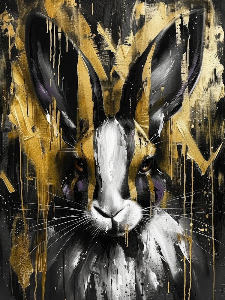Rabbit - Black And Gold