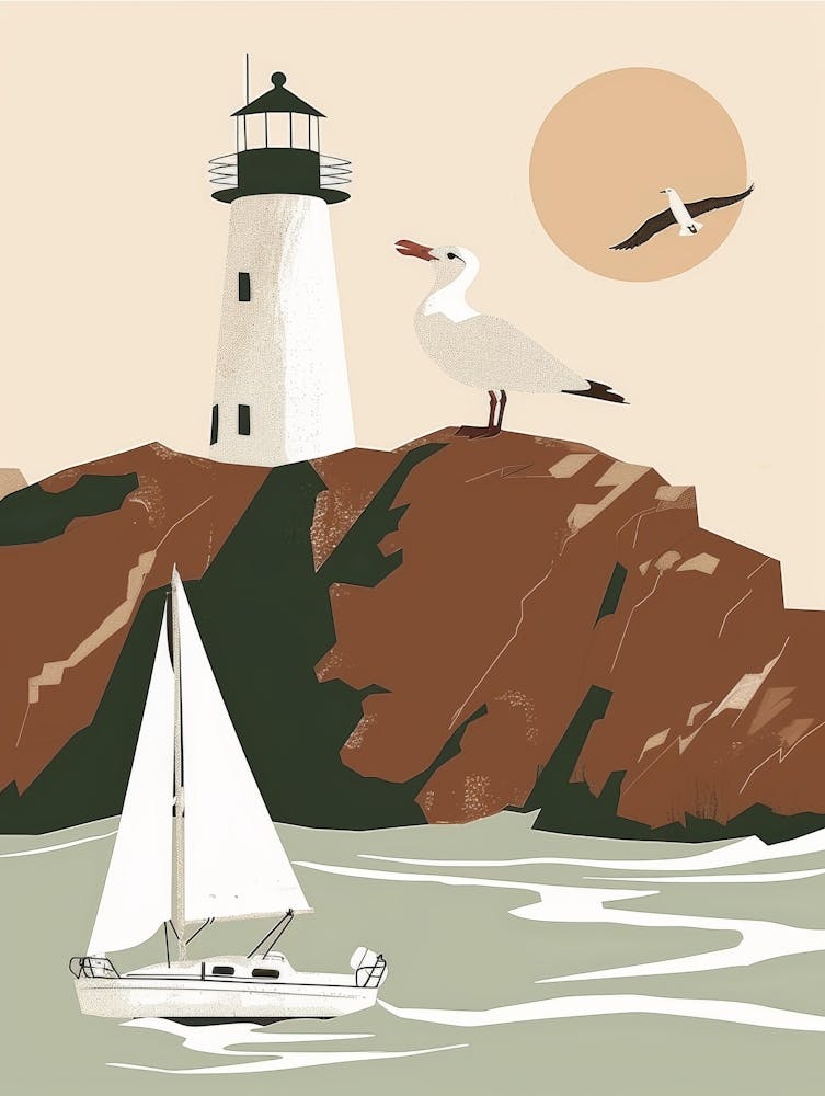 Phare - Impression sur Toile