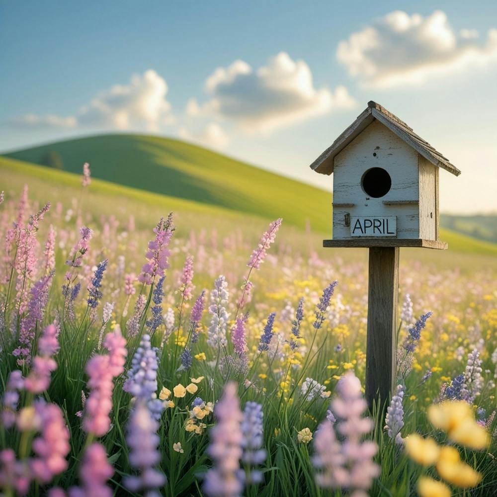 Birdhouse In The Field