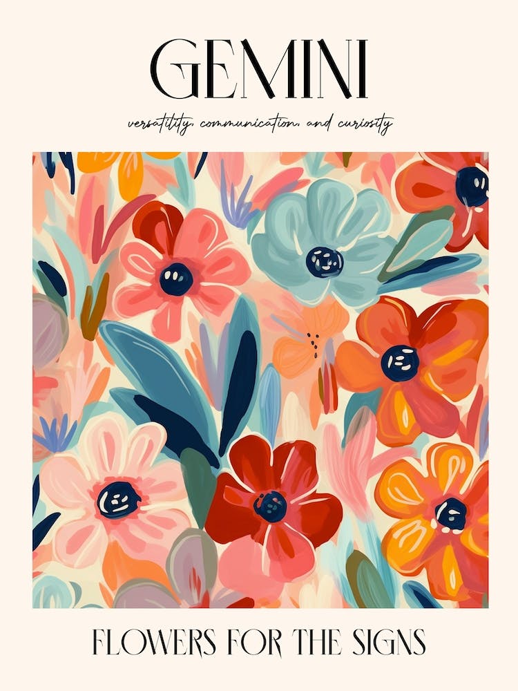 Flowers For The Signs Gemini 2 Zodiac Sign