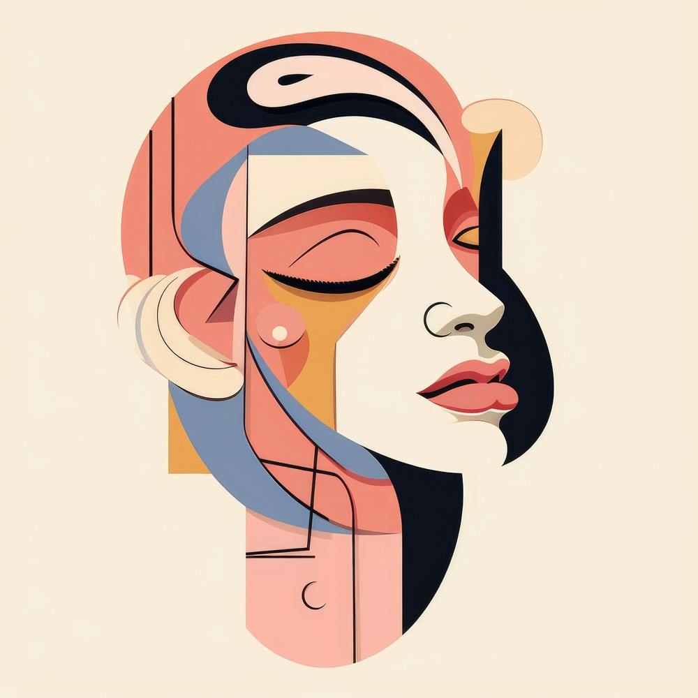 Abstract Portrait Of A Woman 24