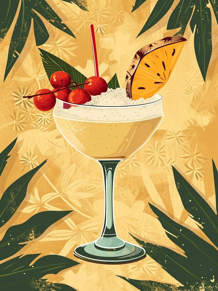 Art Deco Piña Colada