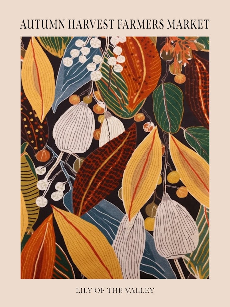 Fall Botanicals Lily Of The Valley 2 Poster