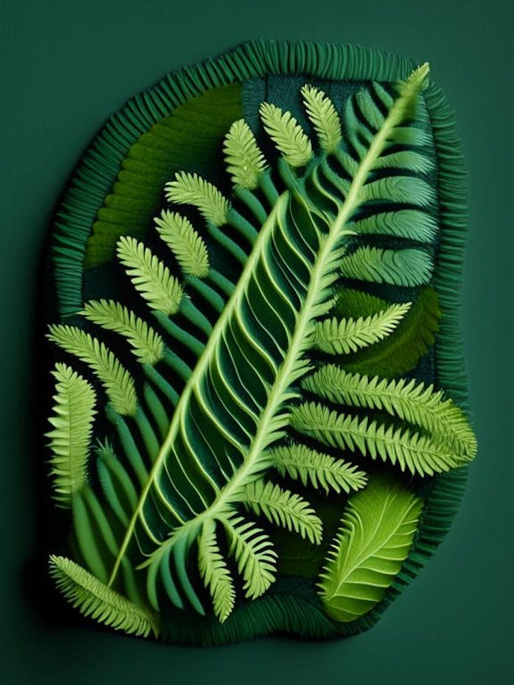 Felt Fern Vibrant