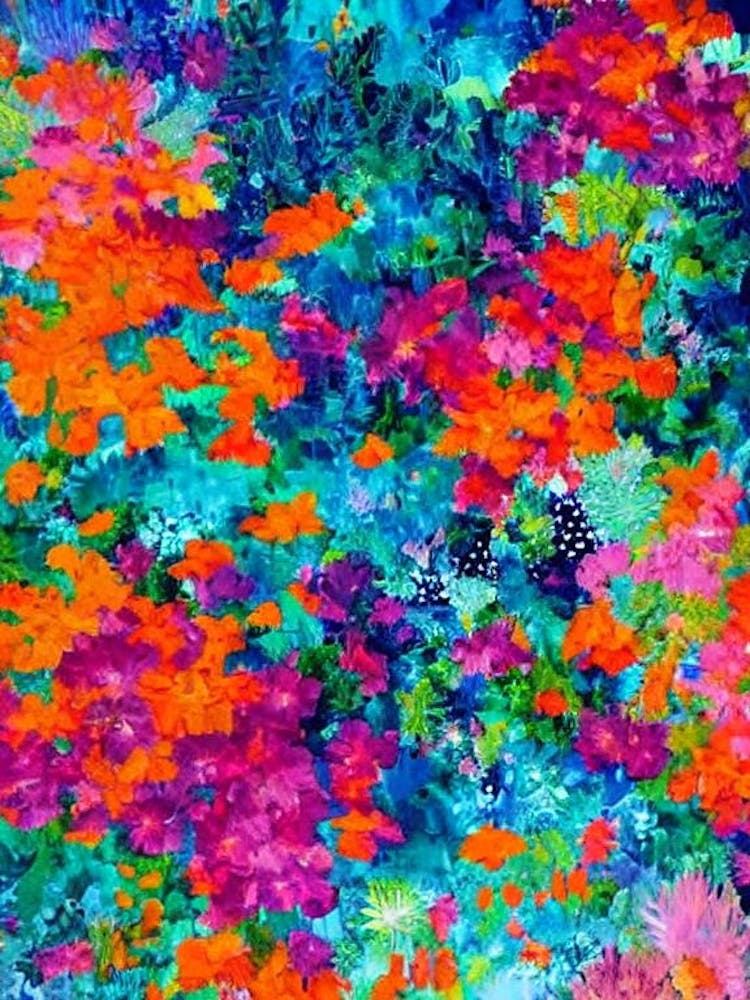 Acropora Echinata Vibrant Painting