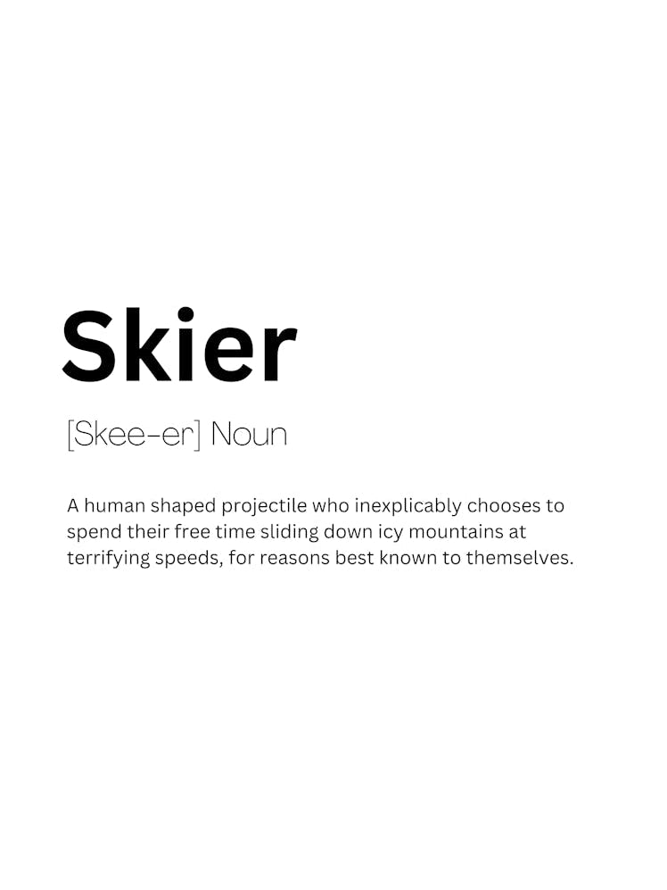 Skier Definition Meaning
