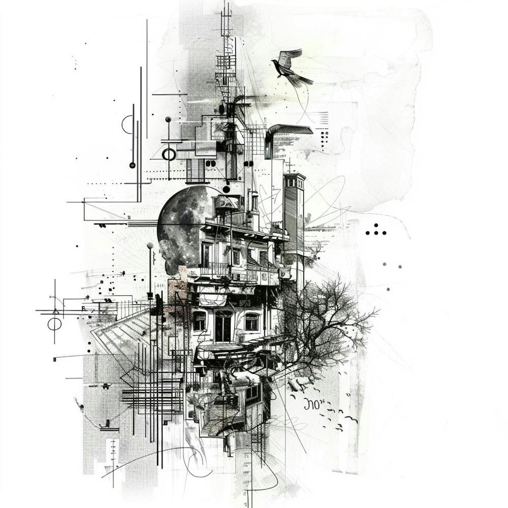 Paysage Urbain Abstrait