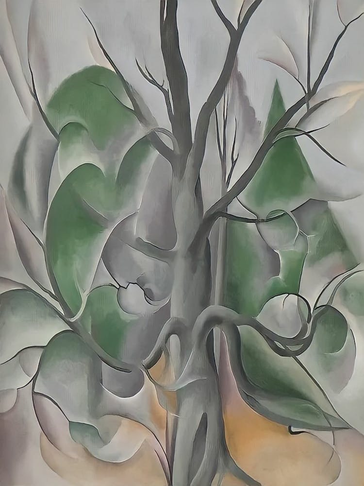 Georgia O'Keeffe - Grey Tree, Lake George
