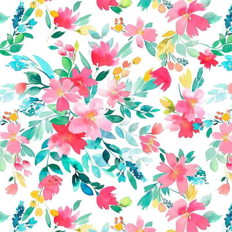 Summer Fresh Floral Square