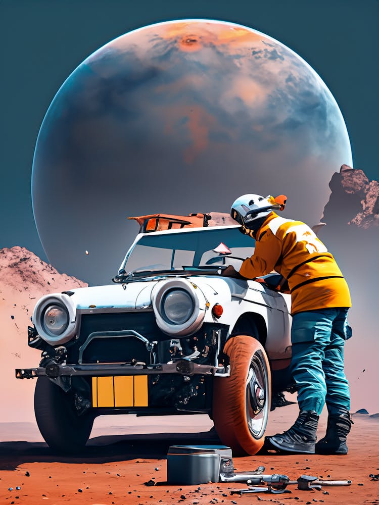 Space Mechanic on Mars - Fixing the Future