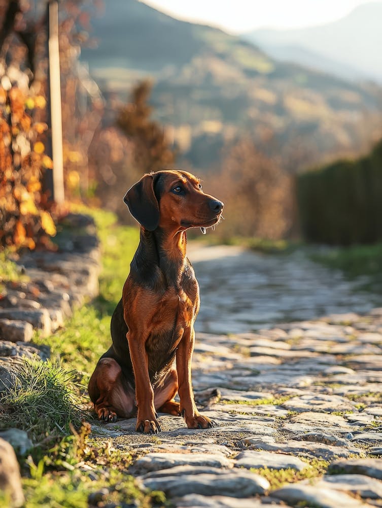 Doberman Pinscher. Generated AI. 1